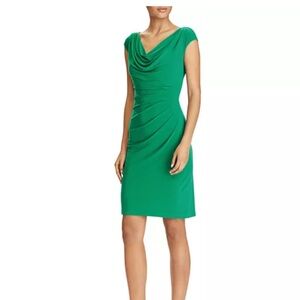 Lauren Ralph Lauren Emerald Green Midi Dress